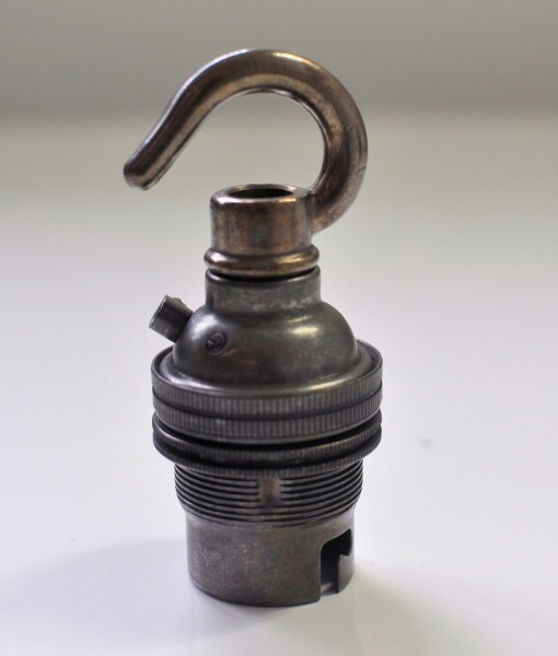Farrier Bronze Bulb Holder (b22) With Hook