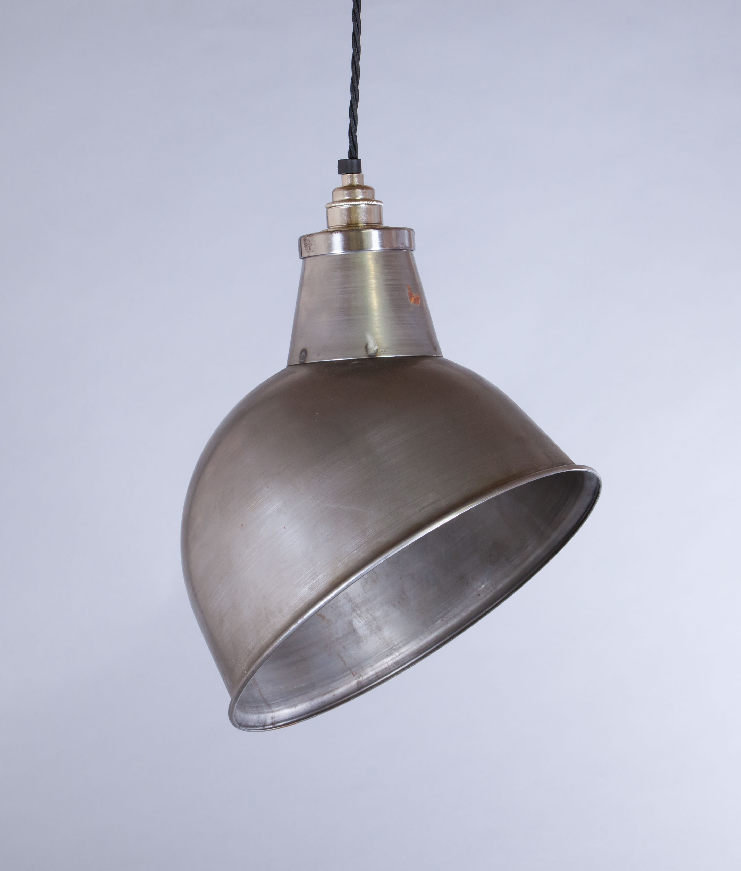 Industrial Lamp Shade Raw Steel Oulton Factory Light Shade