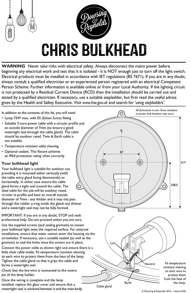 How To Install A Bulkhead Light Fitting hoststrongdownload
