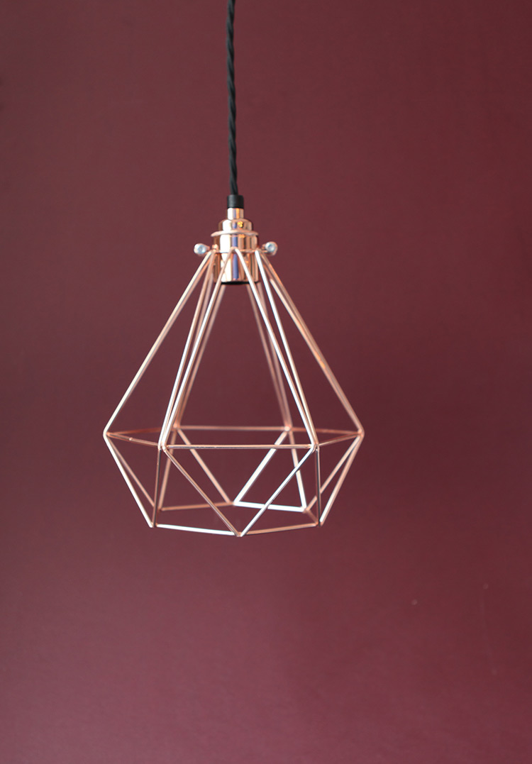 copper light bulb holder