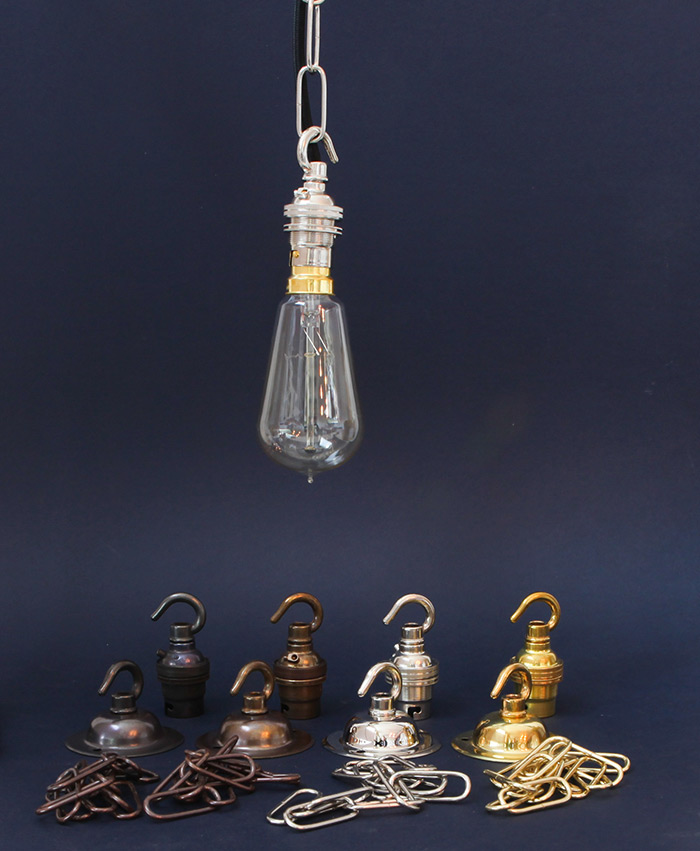 hooked light bulb holders