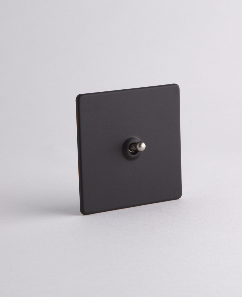Toggle Light Switch 1 Toggle Black Designer Switches