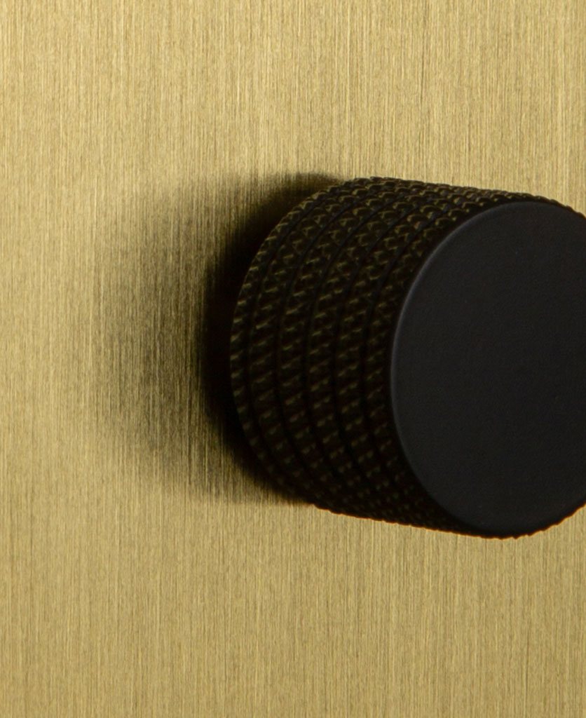 Gold Dimmer Switch Single with White, Black, Silver or Gold Knobs