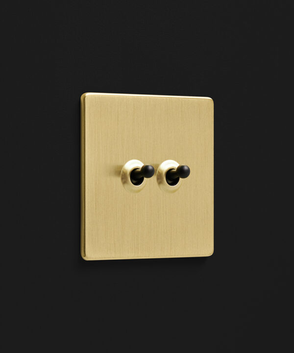 Gold double toggle switch