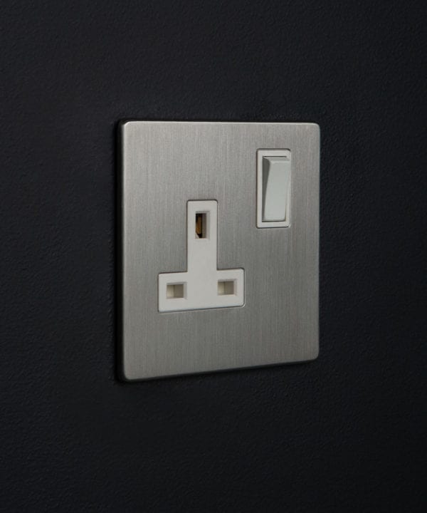 Silver Light Switches & Silver Plug Sockets Dowsing & Reynolds