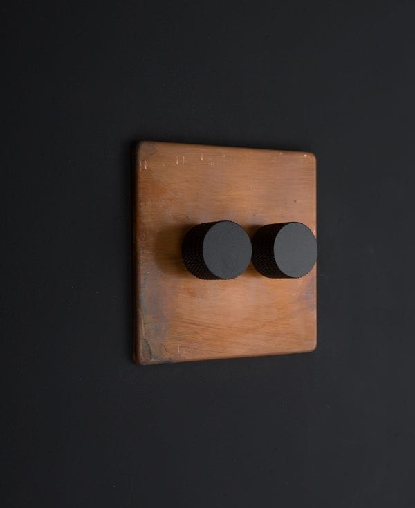 LED Double Dimmer Switch Copper Double Dimmer Switch