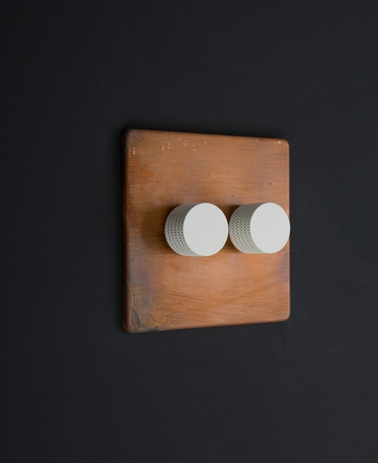 LED Double Dimmer Switch Copper Double Dimmer Switch