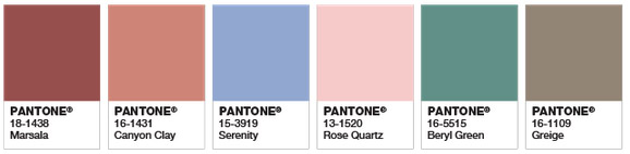 earthy pantone colours