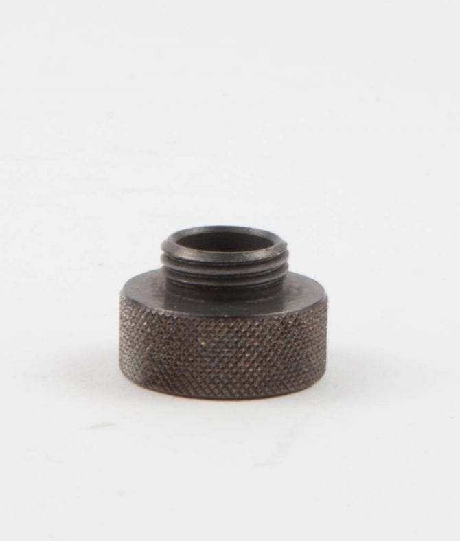 20mm conduit bronze bulkhead adapter on white background