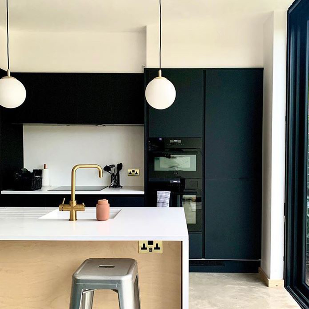 USB Double Socket Gold with Black or White Inserts