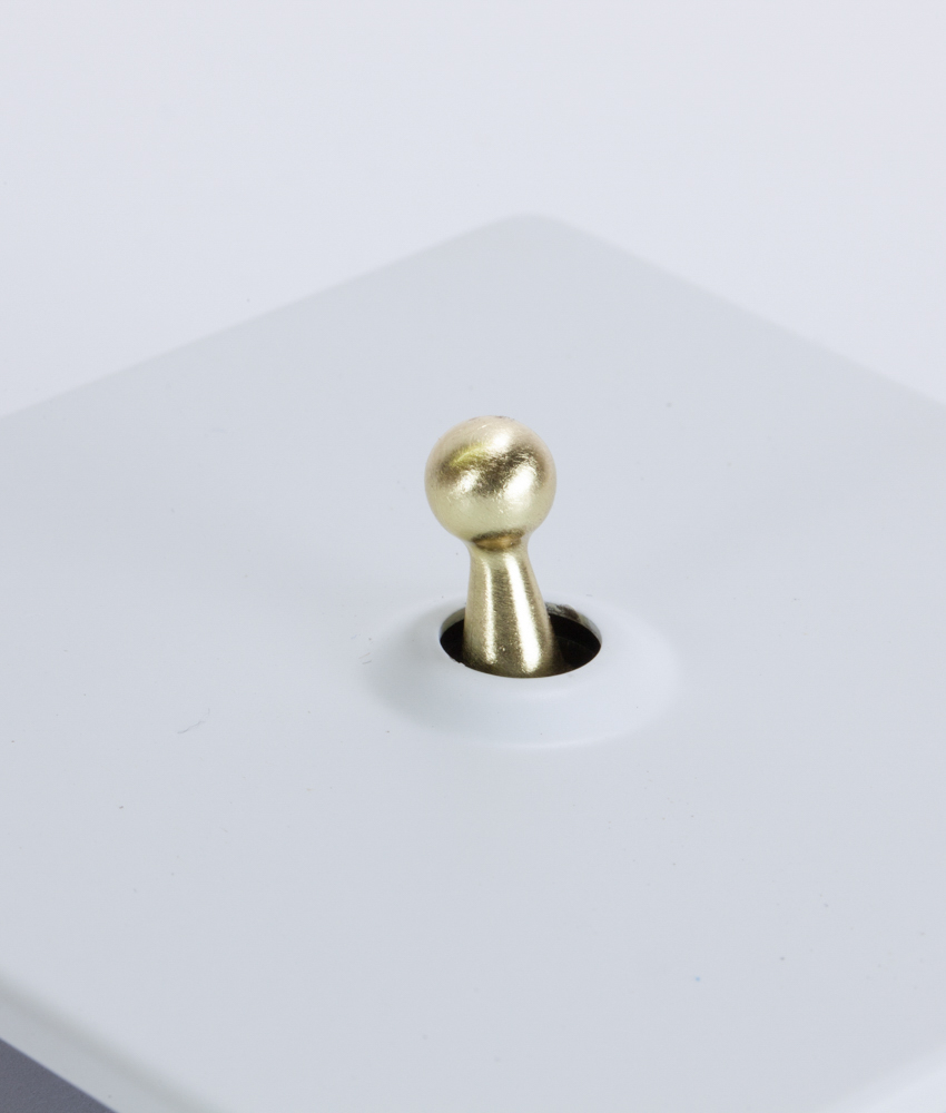 white toggle light switch uk