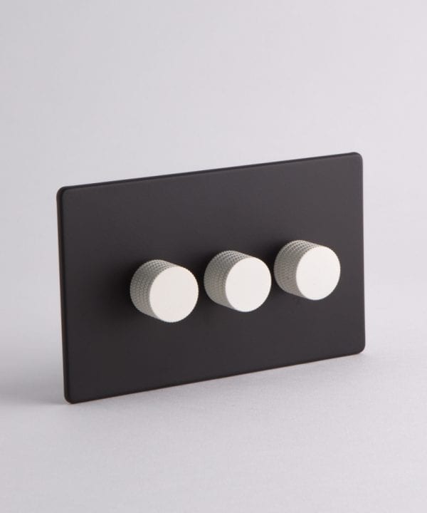 designer dimmer switch Treble black & white