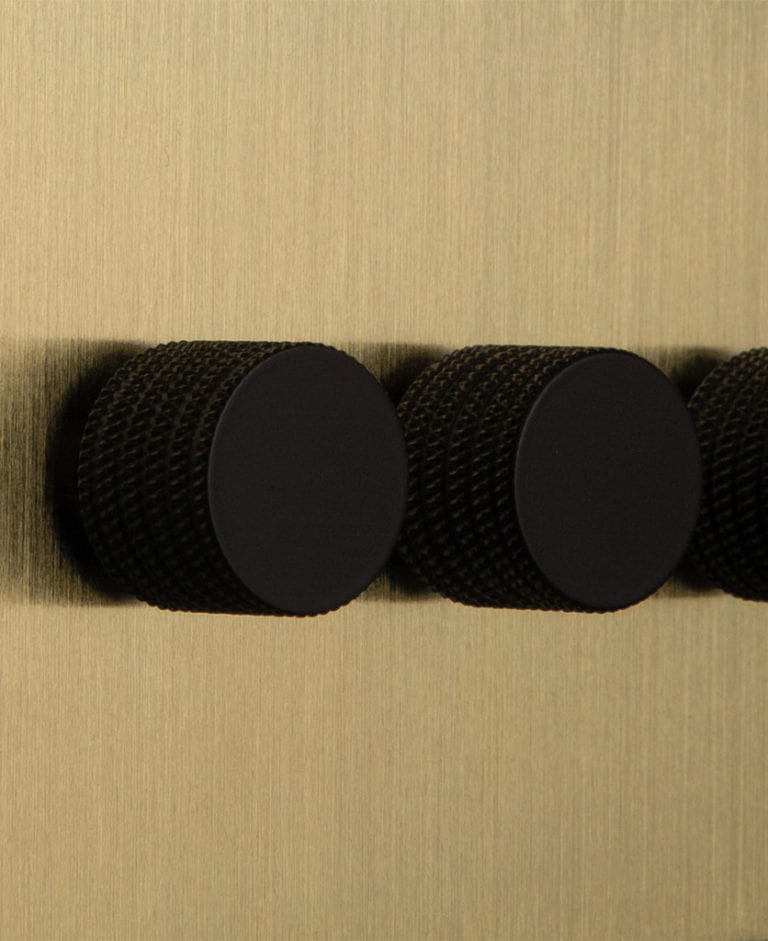 Brass LED Dimmer Switch Gold Triple Dimmer Switch