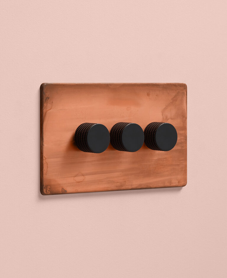 Dimmer Switch LED Copper Triple Dimmer Switch