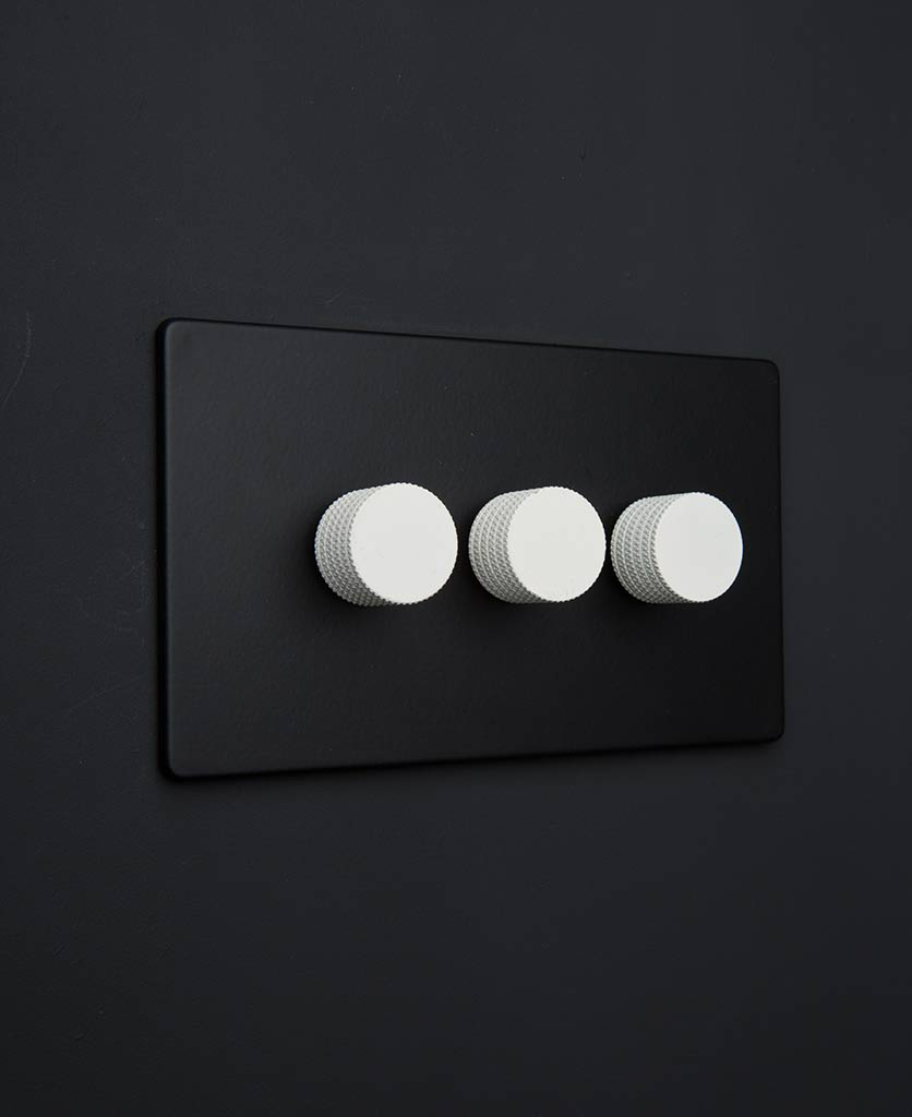 Designer Dimmer Switch Treble Black Dimmer Switch