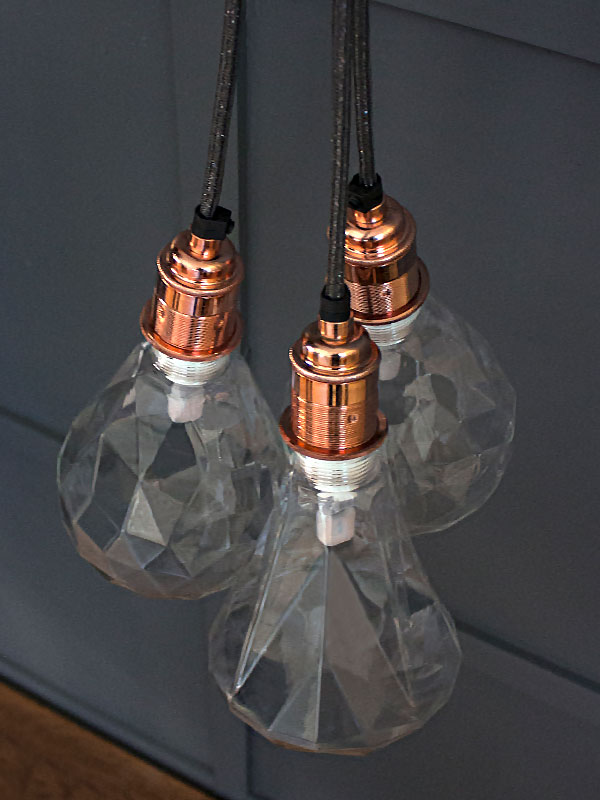 LED geometric light bulbs