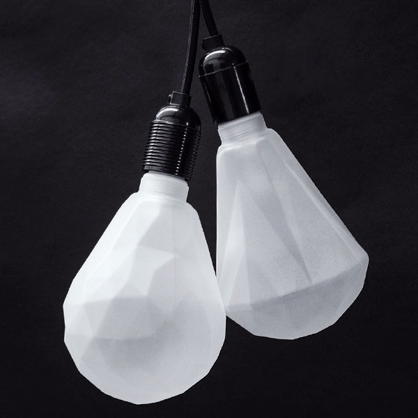 LED geometric light bulbs