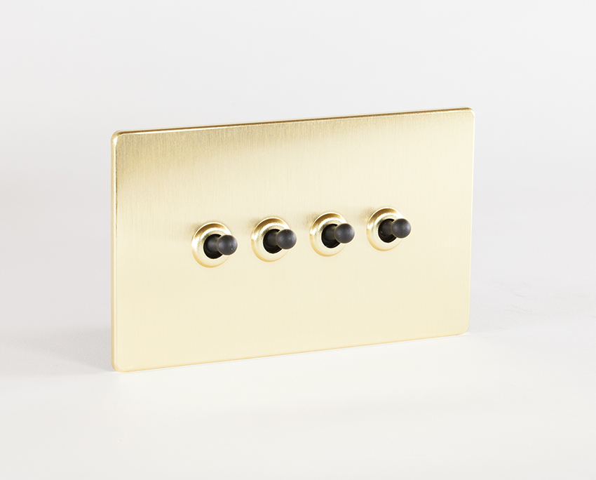 Designer Light Switches & Sockets in Unique, Contemporary Finishes