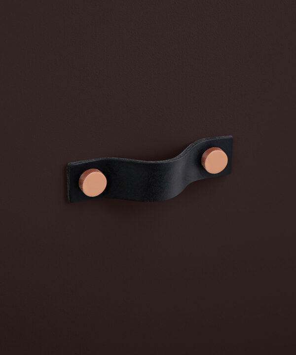 small black thor with polished copper knob