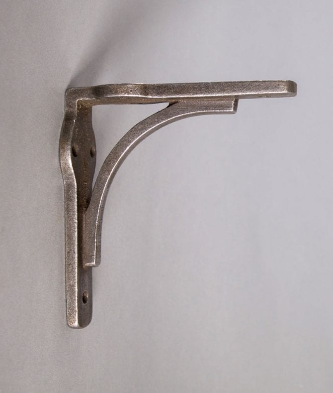 felix metal shelf bracket on white background