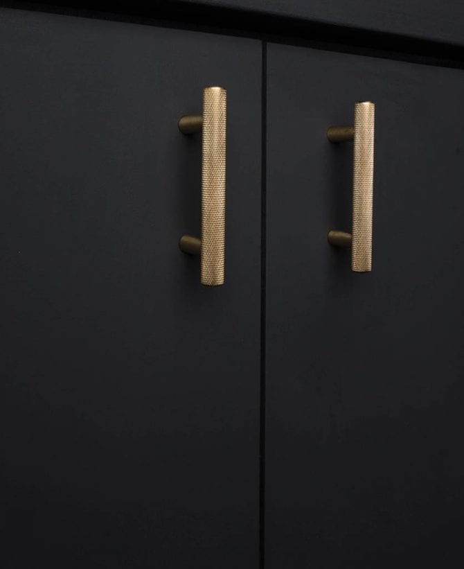 Brass Kitchen Door Handles Skyscraper Three Finishes