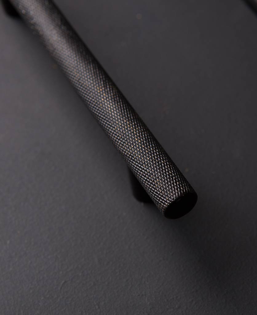 Skyscraper Knurled Kitchen Door Handle Available in Four Colours