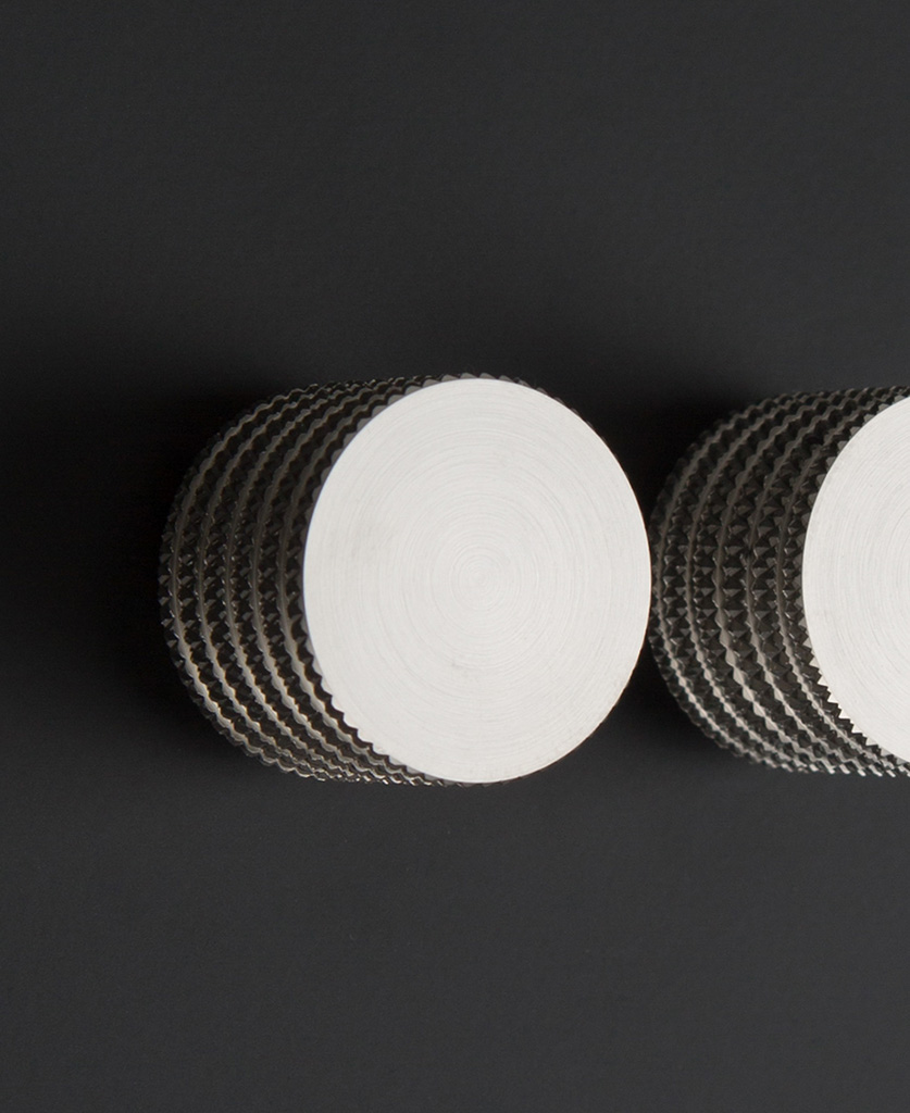 4G Matte white LED dimmer with a polished copper dimmer knob