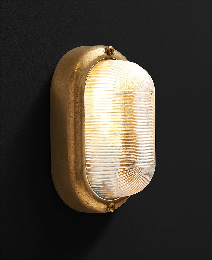 Brass bulkhead light discount