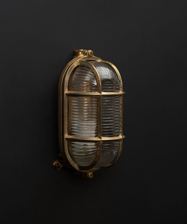 dave gold bulkhead wall light