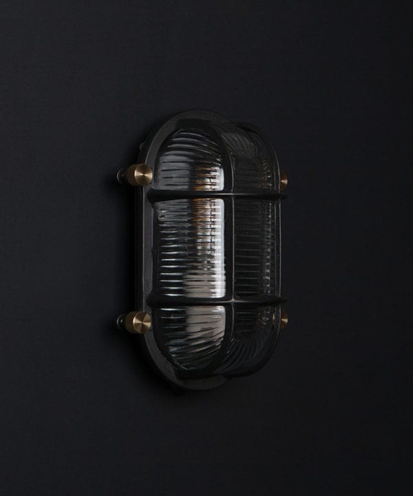 pewter steve bulkhead with posh knobs on black background