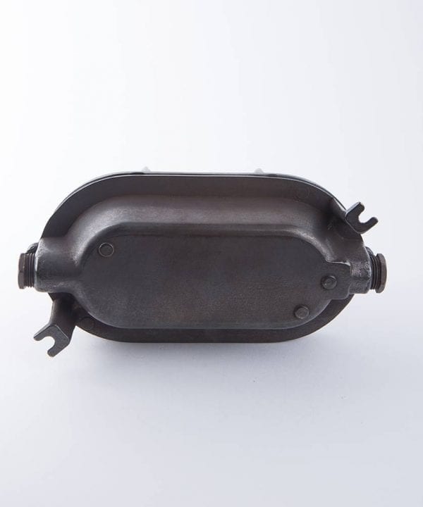 back view of dave bulkhead light against white background