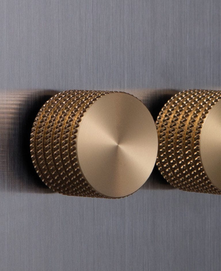 Brushed Steel Dimmer Switch Silver Triple Dimmer Switch