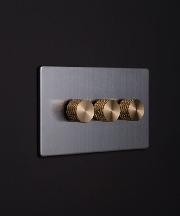 Silver Light Switches & Silver Plug Sockets Dowsing & Reynolds