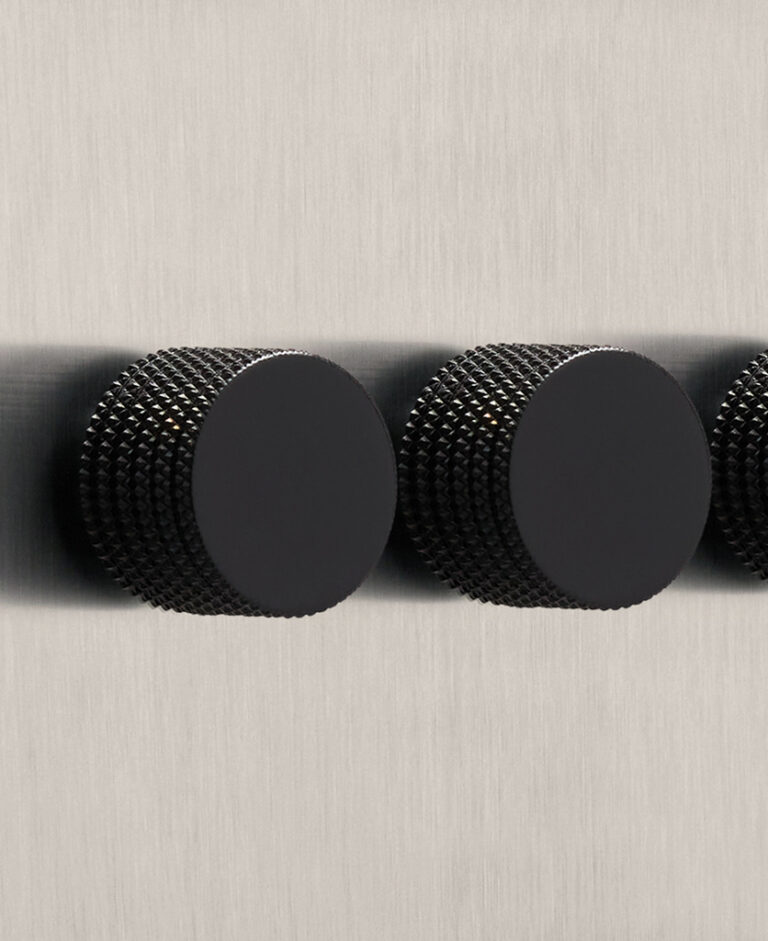 Brushed Steel Dimmer Switch Silver Triple Dimmer Switch