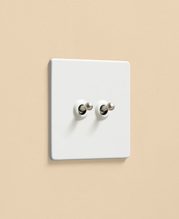 White Toggle Light Switch Dowsing & Reynolds