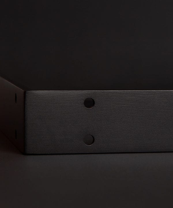 small antique black shelf bracket