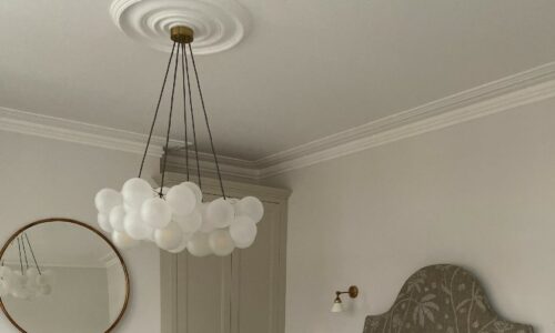 bedroom lighting - bubble chandelier