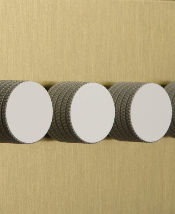 4 Gang Dimmer Switch Gold with Black, Gold, White or Silver Knobs