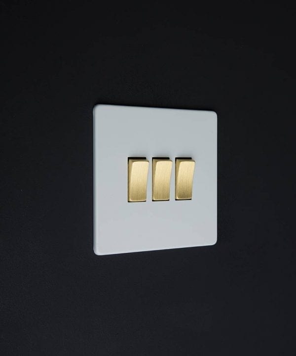 White Plug Sockets & Light Switches | Dowsing & Reynolds