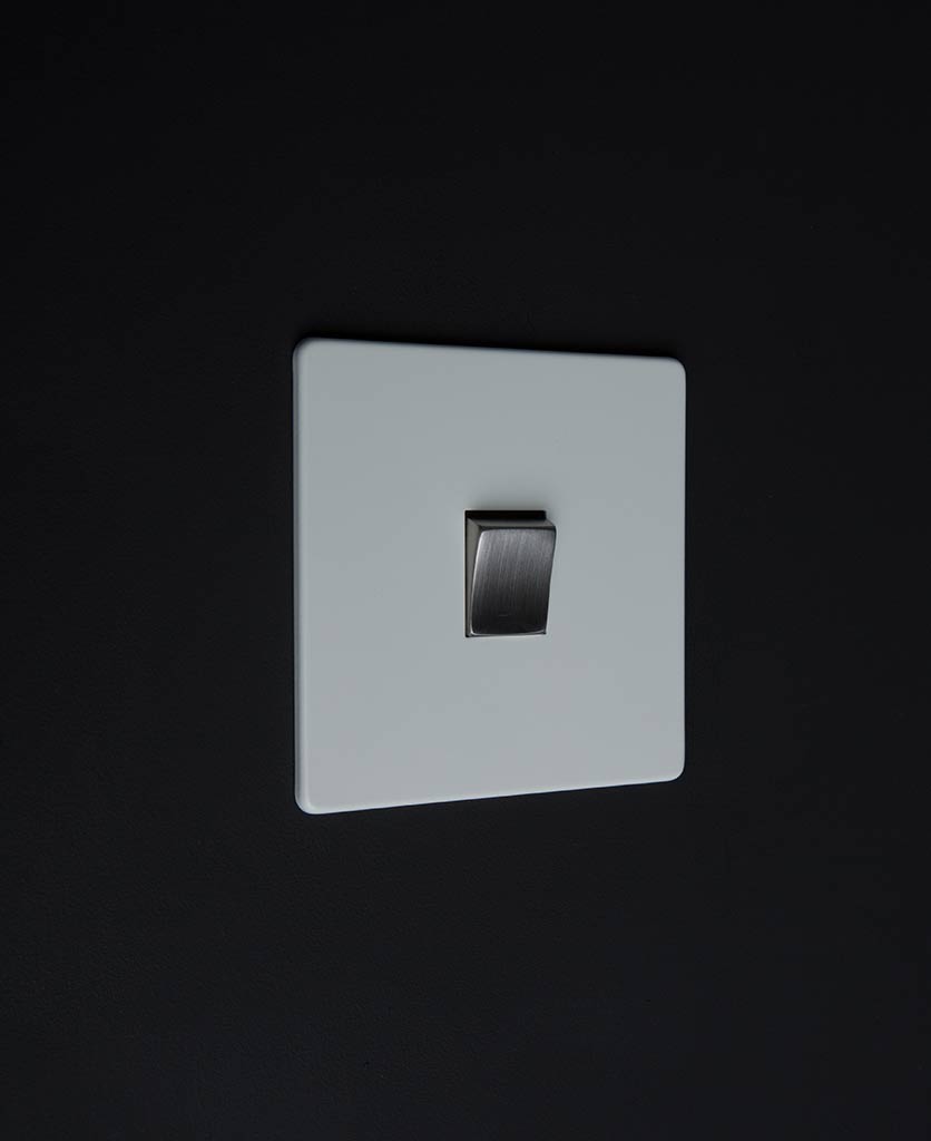 White Single Rocker Switch Available with 4 Different Rockers