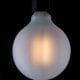 extra large led frosted light bulbs with squirrel cage filament globe squirrel cage filament against black background