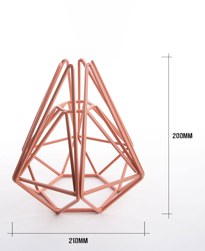 Cage table lamp shade discount