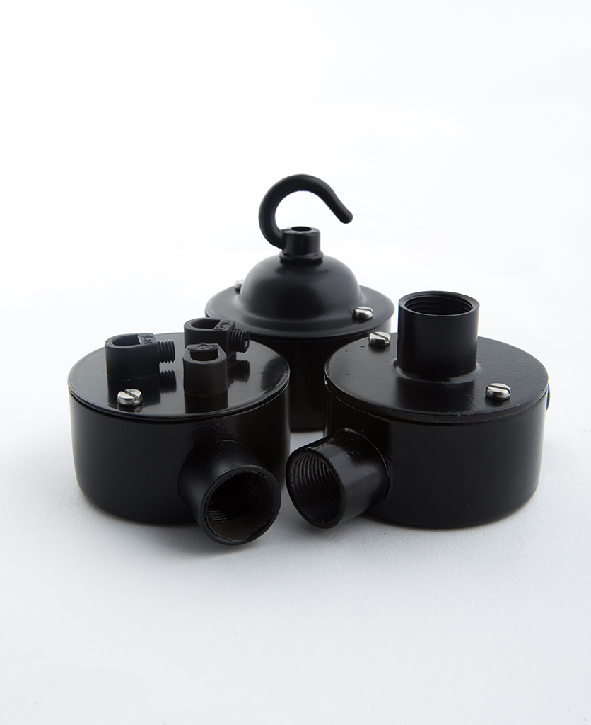 Black Conduit Rose Metal Conduit Junction Box