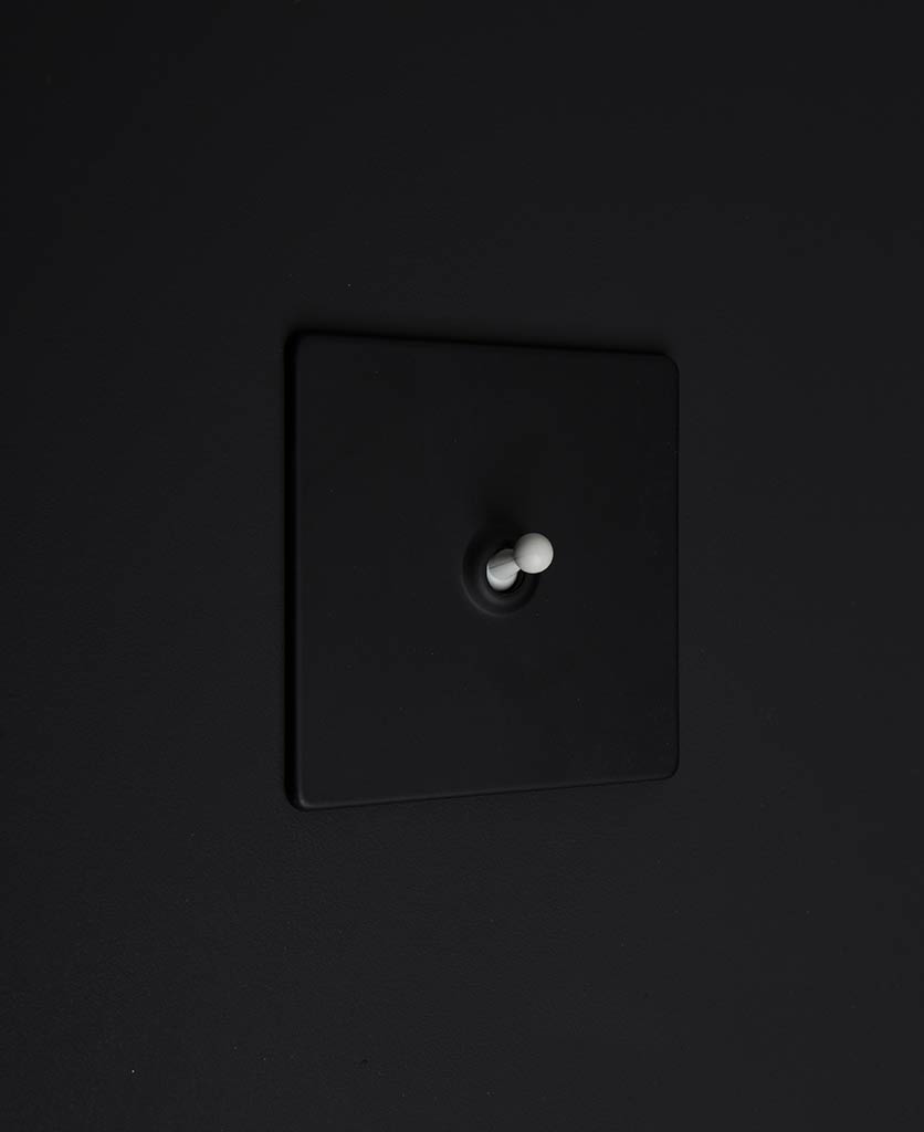 Toggle Light Switch 1 Toggle Black Designer Switches