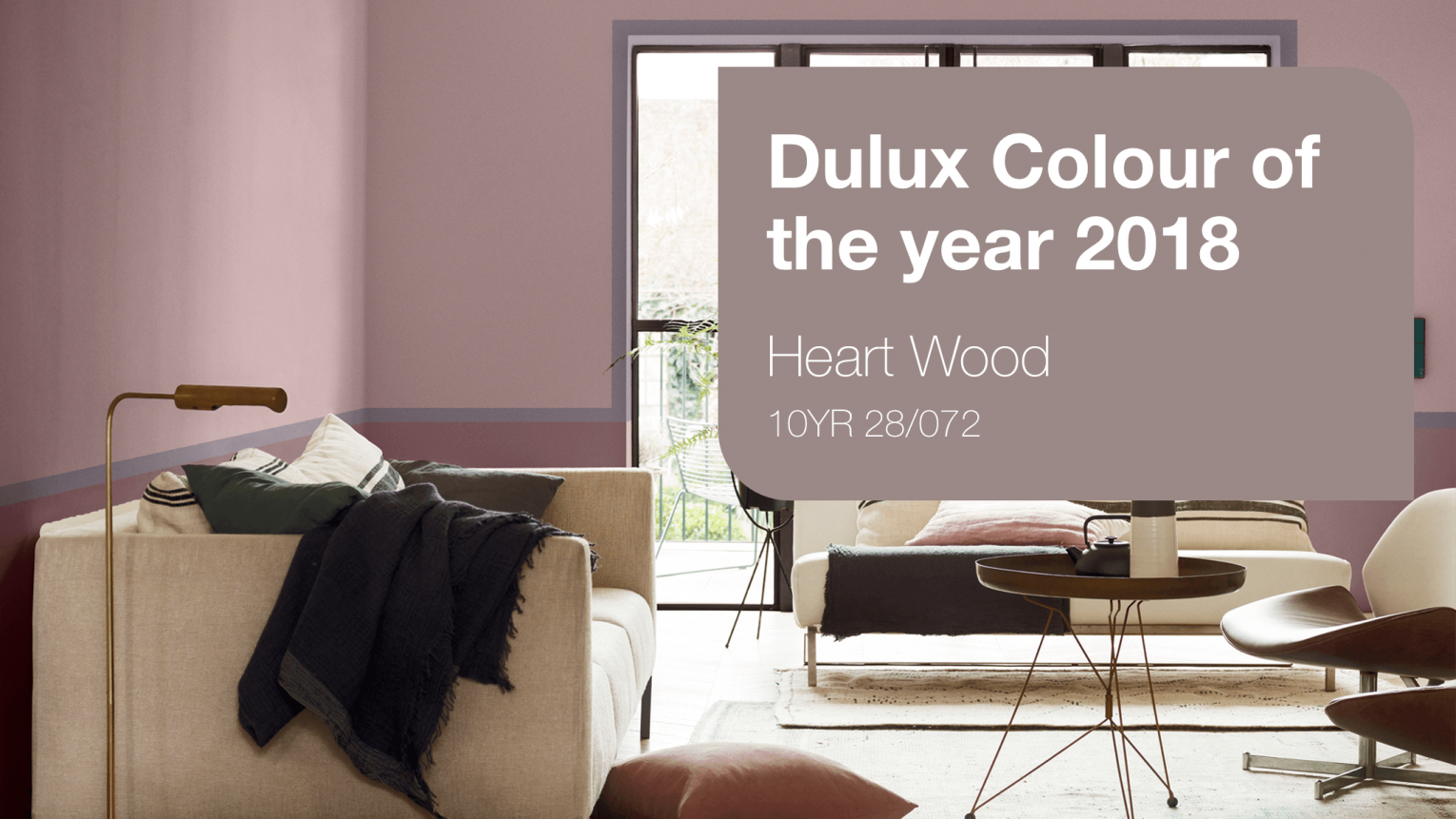 photo of dulux colour of the year 2018 Heart Wood