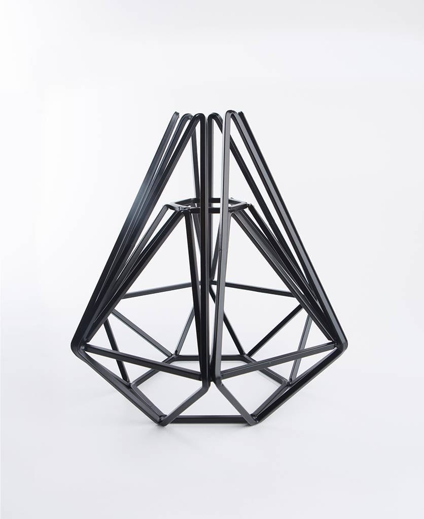 assam geometric cage against white background