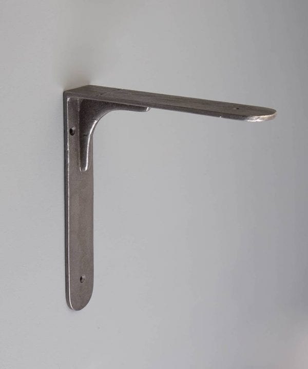 Raw steel magnus shelf bracket