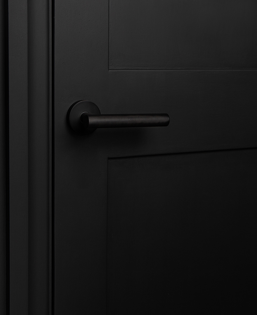 Modern Door Handles Hirst Handle Set for Internal Doors