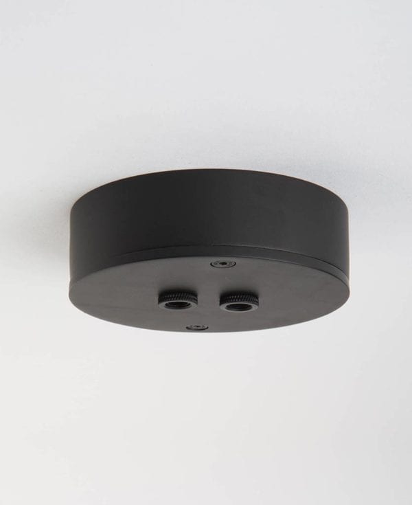 Modern Ceiling Rose Black Multi Point Ceiling Rose