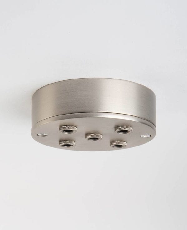 Lamp Parts - Forgotten Silver Multi Outlet Ceiling Roses